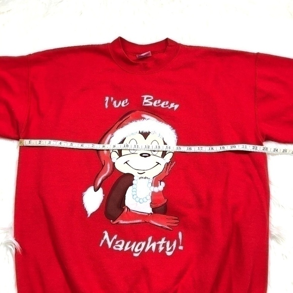 Curious George Christmas Naughty Sweatshirt! - Picture 7 of 8